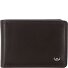  Polo Portemonnee RFID-bescherming Leder 22 cm variant dunkelbraun