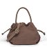  Cool Companion Suede Handtas Leer 28 cm variant mocha