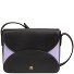 Schoudertas Leer 21 cm variant black lavender