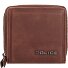  PT16-10368 Leren portemonnee 12 cm variant brown