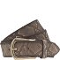 Sabia Riem Leer variant dunkel grau/gold metallic | 80 cm Sabia Riem Leer variant dunkel grau/gold metallic | 80 cm