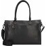  Pure Black Schoudertas Leer 40 cm Laptop compartiment variant black