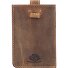  Vintage visitekaart etui RFID leer 7 cm variant braun