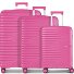  Pacific 4 wielen Kofferset 3-delig variant pink