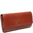Rivalto Portemonnee RFID-bescherming Leer 18.5 cm variant cognac Rivalto Portemonnee RFID-bescherming Leer 18.5 cm variant cognac