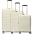 Travel Line 4700 4 wielen Kofferset 3-delig met uitbreidingsplooi variant cream white