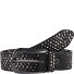  Studded riem leer variant schwarz | 80 cm