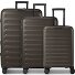  Toronto 4 wielen Kofferset 3-delig met uitbreidingsplooi variant mocha brown
