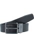 Omkeerbare riem leer variant black-cognac | 90 cm