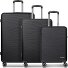  Dallas 3.0 4-wiel kofferset 3-delig met stretch plooi variant black
