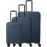  Air Stripe 4 wielen Kofferset 3-delig met uitbreidingsplooi variant navy
