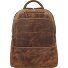  Vintage Dagrugzak Leer 43 cm Laptop compartiment variant brown