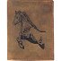 Vintage Portemonnee Paard Leer 9,5 cm variant braun Vintage Portemonnee Paard Leer 9,5 cm variant braun