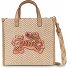  Zigzag Stripe Shopper Tas 22 cm variant shifting sand