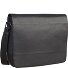  Hamburg Messenger Leder 38 cm Laptopcompartiment variant schwarz