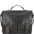  Baggie Briefcase Leer 35 cm Laptopcompartiment variant schwarz