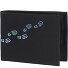  New Cryptan Portemonnee RFID-bescherming 8.5 cm variant schwarz-footsteps 2.0 cyan