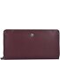 Sponsachtige portefeuille leer 19 cm variant bordeaux
