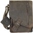  Vintage Revival Schoudertas Leer 25 cm variant charcoal