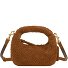 Greta Micro weave Handtas Leer 20 cm variant cognac Greta Micro weave Handtas Leer 20 cm variant cognac