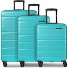  Munich 4.0 4 wielen Kofferset 3-delig met uitbreidingsplooi variant aqua dull