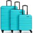  Munich 4.0 4-wiel kofferset, 3-delig met stretchvouw variant aqua dull