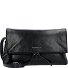 Creased Crystal Schoudertas Leer 27 cm variant black Creased Crystal Schoudertas Leer 27 cm variant black