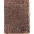  Vintage Portemonnee RFID Leer 10 cm variant brown