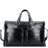 Blauwe Vierkante Reistas Leder 47 cm Laptopcompartiment variant nero Blauwe Vierkante Reistas Leder 47 cm Laptopcompartiment variant nero