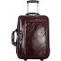 Blauwe vierkante 2-wiel Business Trolley Leer 51 cm Laptopcompartiment variant mahagonibraun Blauwe vierkante 2-wiel Business Trolley Leer 51 cm Laptopcompartiment variant mahagonibraun