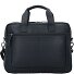 Wax Pull Up Koffer Leer 40 cm Laptop compartiment variant schwarz