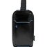 Blauwe vierkante schoudertas leer 28 cm variant black Blauwe vierkante schoudertas leer 28 cm variant black