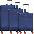 Crosslite 4 Rollen Kofferset 3st. variant blu Crosslite 4 Rollen Kofferset 3st. variant blu
