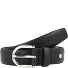 Riem Leer variant black-silver | 95 cm