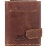  Vintage Originele Portemonnee RFID Leer 8,5 cm variant braun