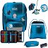  Genius Exklusiv Safety Light Schooltas set variant Polar Blue
