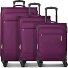  Priego 4 wielen Kofferset 3-delig variant berry