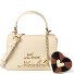  Heart Charm Handtas Leder 21 cm variant ivory