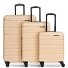 Munich 4.0 4-wiel kofferset, 3-delig met stretchvouw variant beige dull Munich 4.0 4-wiel kofferset, 3-delig met stretchvouw variant beige dull