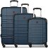  Amplar Evo 4 wielen Kofferset 3-delig met uitbreidingsplooi variant navy blue