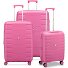  Skyline 2.0 4 wielen Kofferset 3-delig met uitbreidingsplooi variant cyber pink