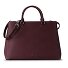  Hanna Handtas Leer 40 cm variant dark garnet
