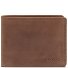  Leather Essentials QF portemonnee RFID leer 12 cm variant brown