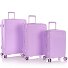 Pastel 4 wielen Kofferset 3-delig met uitbreidingsplooi variant lavender Pastel 4 wielen Kofferset 3-delig met uitbreidingsplooi variant lavender