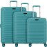  Travel Line 4500 4 wielen Kofferset 3-delig met uitbreidingsplooi variant petrol