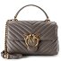 Love Lady Handtas Leer 21 cm variant grigio asfalto 1 - antique gold Love Lady Handtas Leer 21 cm variant grigio asfalto 1 - antique gold