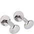 Essentials Manchetknopen Messing 0.9 cm variant silber
