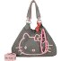 Izzy Medium Hello Kitty fritzi  Canvas Shopper Tas 42 cm variant grau