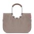 Loopshopper L Shopper Tas 46 cm variant herringbone mokka  Loopshopper L Shopper Tas 46 cm variant herringbone mokka