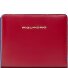  Blue Square Portemonnee RFID-bescherming Leer 11 cm variant red